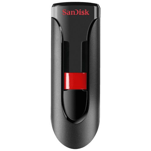 SanDisk Cruzer Glide USB flash meghajtó 256 GB USB A típus 2.0 Fekete, Vörös