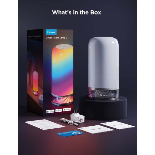 Govee H6022 Intelligens asztali lámpa Wi-Fi/Bluetooth