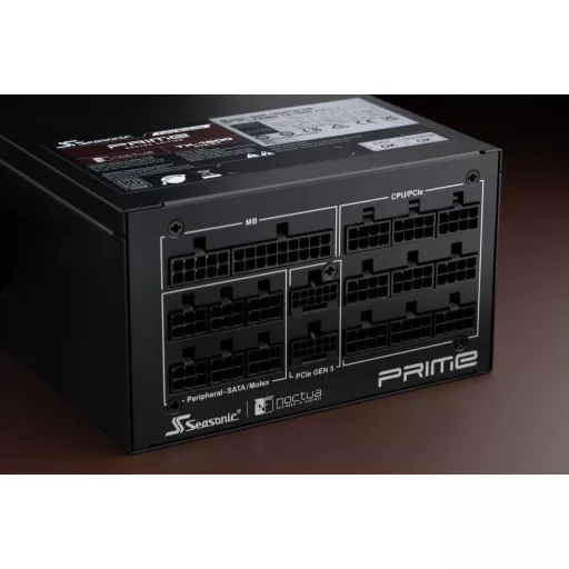 Seasonic Prime TX-1600 Noctua Edition 1600 W 24-pin ATX ATX Fekete