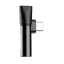 Baseus CATL41-01 csatlakozó átlakító Type-C Type-C / 3.5 mm Fekete