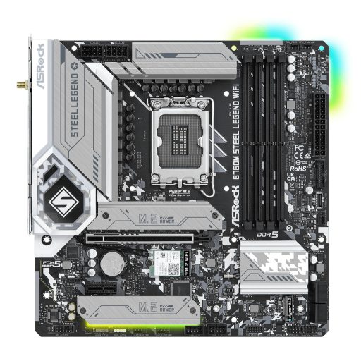 Asrock B760M Steel Legend WiFi Intel B760 LGA 1700 Micro ATX