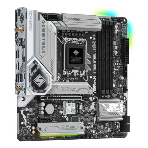Asrock B760M Steel Legend WiFi Intel B760 LGA 1700 Micro ATX