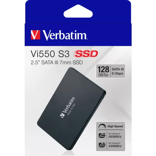 Verbatim Vi550 128 GB 2.5" Serial ATA III 3D NAND