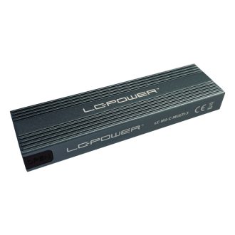   LC-Power LC-M2-C-MULTI-3 tárolóegység burkolat Külső SSD ház Antracit M.2
