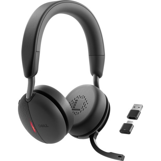 DELL WL5024 Headset Vezetékes és vezeték nélküli Fejpánt Repülés/légiforgalmi irányítás USB C-típus Bluetooth Fekete