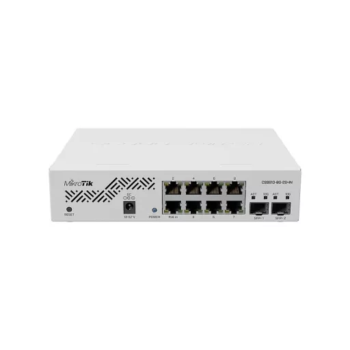 Mikrotik CSS610-8G-2S+IN hálózati kapcsoló Gigabit Ethernet (10/100/1000) Ethernet-áramellátás (PoE) támogatása Fehér