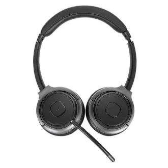   Targus AEH104GL fejhallgató és headset Vezetékes és vezeték nélküli Fejpánt Hívás/zene USB C-típus Bluetooth Fekete