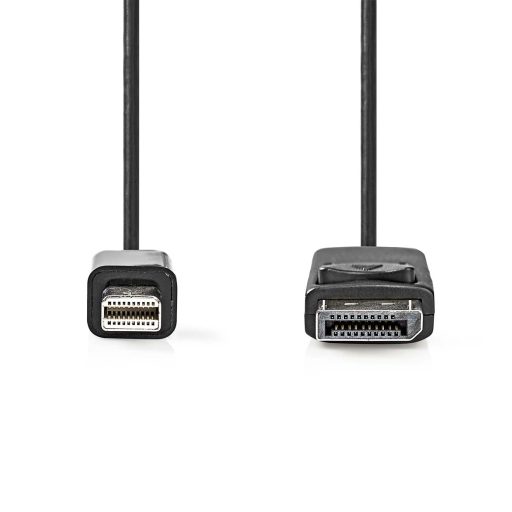 Nedis CCGL37400BK20 DisplayPort kábel 2 M Mini DisplayPort Fekete