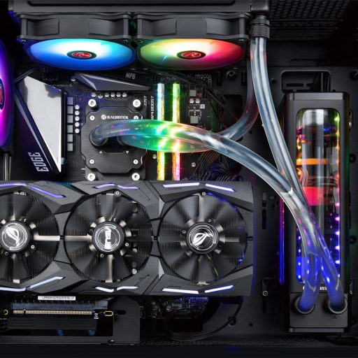 RAIJINTEK EOS 12 RBW ADD Alaplap, Processzor Ventilátor 12 cm Fekete, Fehér 2 db