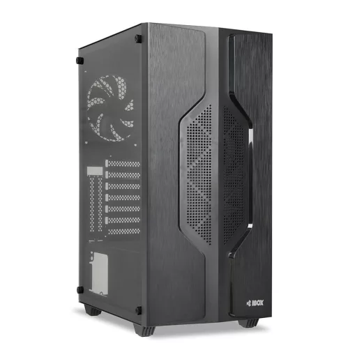 iBox CETUS 908 Midi Tower Fekete