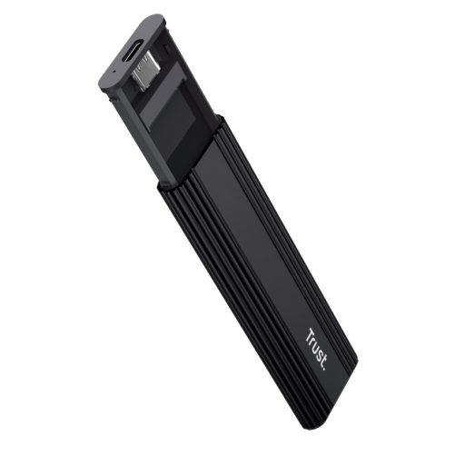 Trust 25806 tárolóegység burkolat Külső SSD ház Fekete
