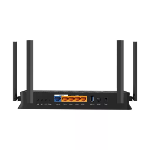 TP-Link Archer BE230 vezetéknélküli router 2.5 Gigabit Ethernet Kétsávos (2,4 GHz / 5 GHz) Fekete