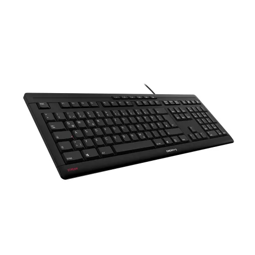 CHERRY STREAM billentyűzet Otthoni/irodai USB QWERTY Portugál Fekete, Szürke