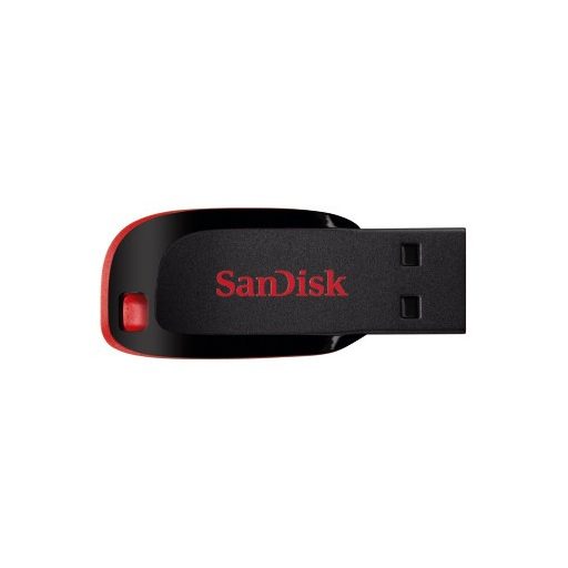 SanDisk Cruzer Blade USB flash meghajtó 64 GB USB A típus 2.0 Fekete, Vörös
