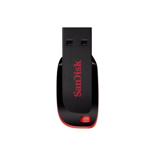 SanDisk Cruzer Blade USB flash meghajtó 64 GB USB A típus 2.0 Fekete, Vörös