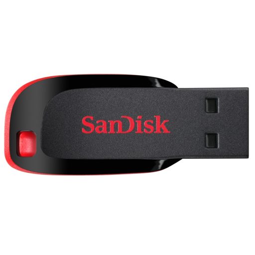 SanDisk Cruzer Blade USB flash meghajtó 64 GB USB A típus 2.0 Fekete, Vörös