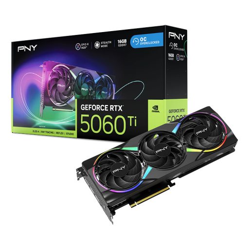 PNY GeForce RTX 5060 Ti EPIC-X RGB OC NVIDIA 16 GB GDDR7
