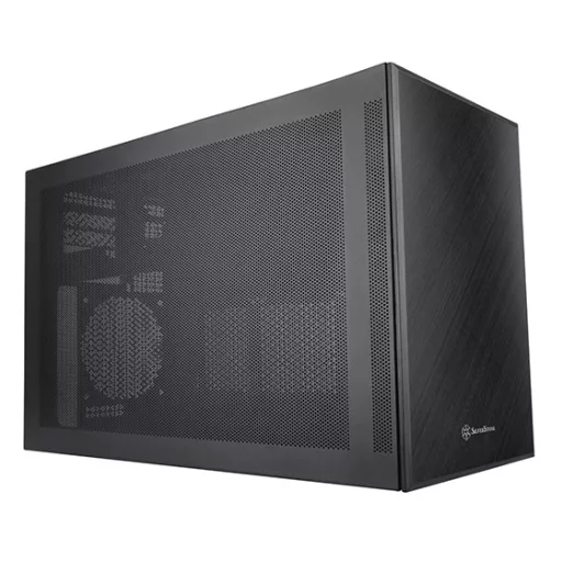 Silverstone SST-SG17B Kocka Fekete