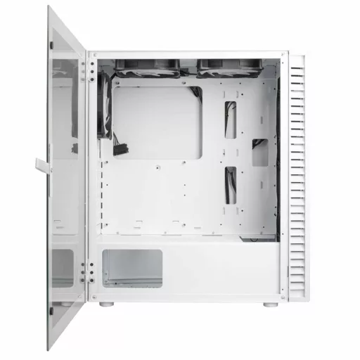 Kolink OBSERVATORY HF GLASS WHITE ARGB Midi Tower Fehér