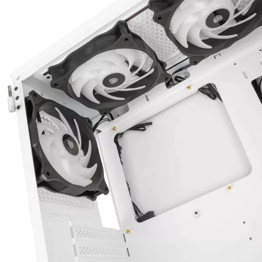 Kolink OBSERVATORY HF GLASS WHITE ARGB Midi Tower Fehér