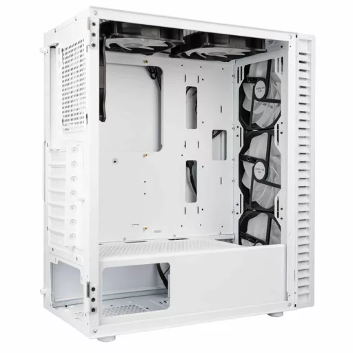 Kolink OBSERVATORY HF GLASS WHITE ARGB Midi Tower Fehér