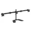 StarTech.com ARMBARTRIO2 asztali TV konzol 68,6 cm (27") Fekete