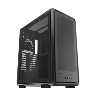   Cooler Master MasterFrame 500 Mesh Midi Tower Fekete, Átlátszó