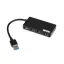 iBox IUH3F56 hálózati csatlakozó USB 3.2 Gen 1 (3.1 Gen 1) Type-A 5000 Mbit/s Fekete