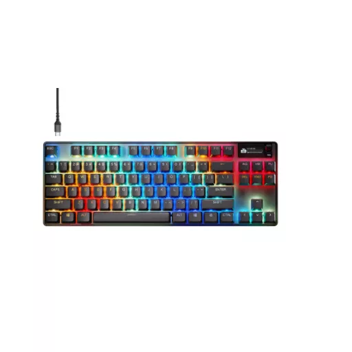 Steelseries APEX PRO TKL GEN 3 billentyűzet Játék USB QWERTY Angol nemzetközi Fekete