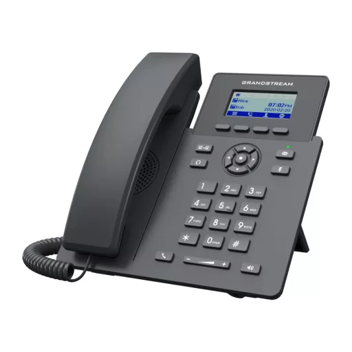 Grandstream Networks GRP2601P IP telefon Fekete 2 sorok LCD