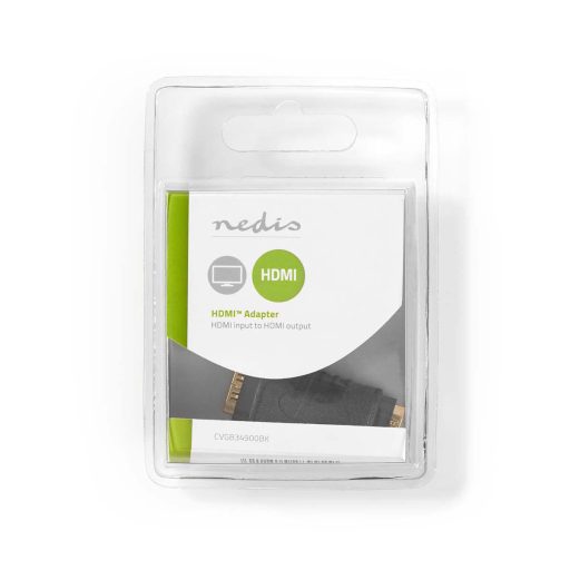Nedis CVGB34900BK csatlakozó átlakító HDMI Type A (Standard) Fekete, Arany