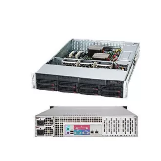 Supermicro 825TQC-R802LPB Rack Fekete 800 W