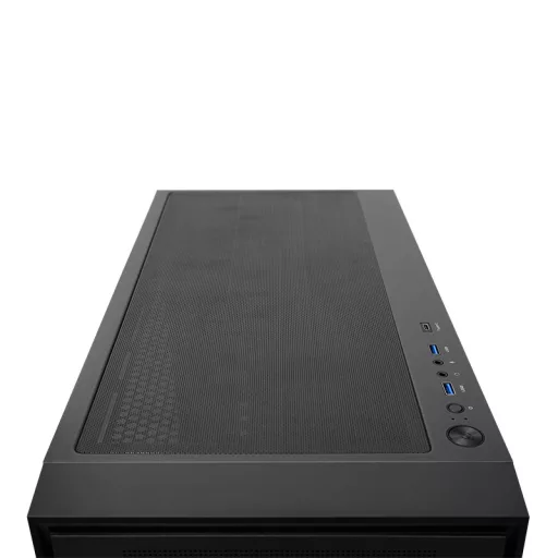 Chieftec Midi Tower GS-03B-BLK-OP, Schwarz Fekete