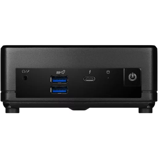 MSI Cubi 5 12M-022BDE 0.66L sized PC Fekete i3-1215U