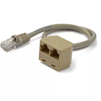 StarTech.com RJ45SPLITTER hálózati elosztó Szürke