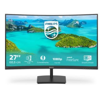   Philips E Line 271E1SCA/00 68,6 cm (27") 1920 x 1080 pixelek Full HD LCD Fekete