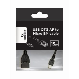   Gembird USB A - Micro-USB B, 0.15m USB kábel USB 2.0 0,15 M Fekete
