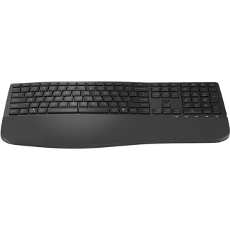   HP 685 Comfort Dual-Mode Keyboard billentyűzet Irodai RF vezeték nélküli + Bluetooth QWERTY Fekete