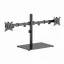 Gembird MS-D2ST-01 asztali TV konzol 81,3 cm (32") Fekete