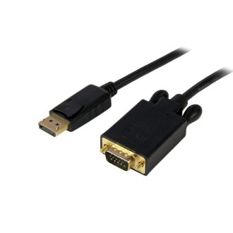   StarTech.com DP2VGAMM6B video átalakító kábel 1,8 M DisplayPort VGA (D-Sub) Fekete