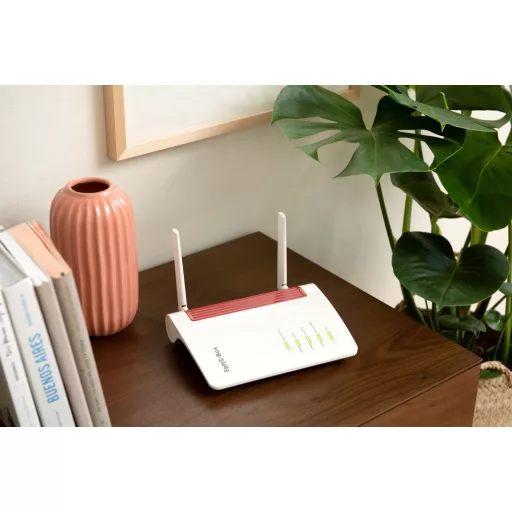 Box FRITZ! 6850 5G vezetéknélküli router Gigabit Ethernet Kétsávos (2,4 GHz / 5 GHz) Fekete, Vörös, Fehér