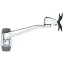 StarTech.com ARMWALLDS2 asztali TV konzol 76,2 cm (30") Fali Ezüst