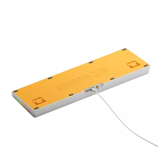 Glorious Gaming GMMK 3 HE 100% Prebuilt billentyűzet Játék USB QWERTY Amerikai angol Fehér