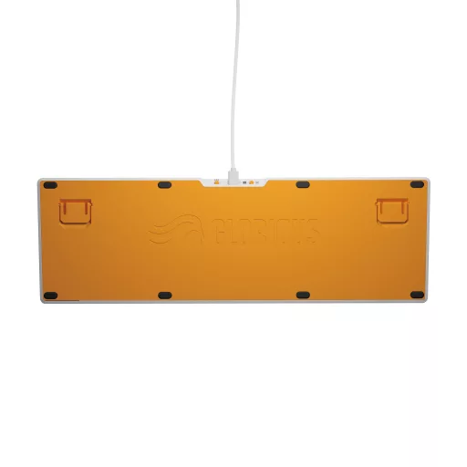 Glorious Gaming GMMK 3 HE 100% Prebuilt billentyűzet Játék USB QWERTY Amerikai angol Fehér