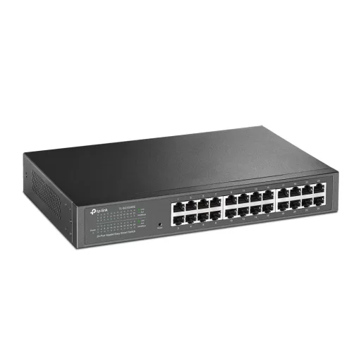 TP-Link TL-SG1024DE Vezérelt L2 Gigabit Ethernet (10/100/1000) 1U Fekete