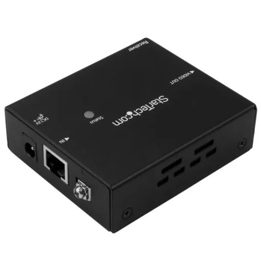 StarTech.com STDHVHDBT audió/videó jeltovábbító AV adó- és vevőegység Fekete