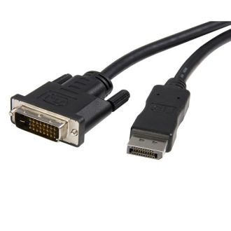   StarTech.com DP2DVIMM10 video átalakító kábel 3 M DisplayPort DVI-D Fekete