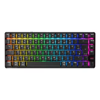   CHERRY XTRFY K33 Compact Wireless billentyűzet Játék USB + RF Wireless + Bluetooth QWERTZ Német Fekete