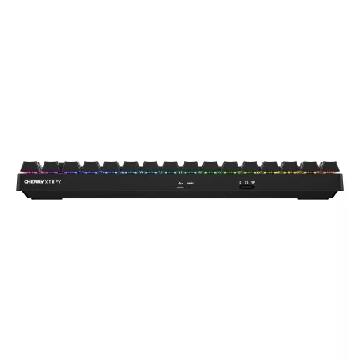 CHERRY XTRFY K33 Compact Wireless billentyűzet Játék USB + RF Wireless + Bluetooth QWERTZ Német Fekete