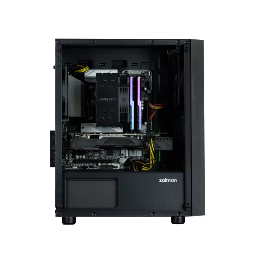 Zalman T3 PLUS Mini Tower Fekete